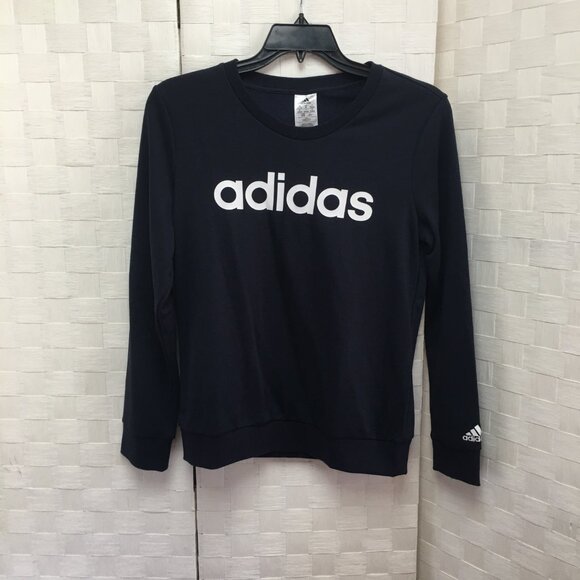 Navy adidas sweatshirt size medium - Picture 2 of 7